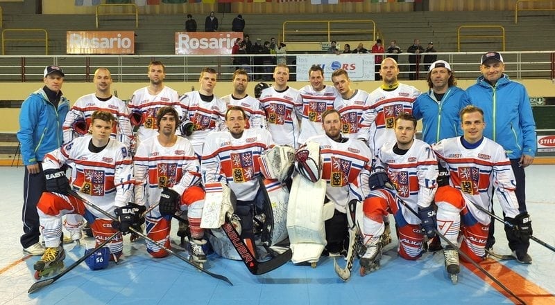 Česká reprezentace muži Itálie Rosario inline hockey foto profil fb